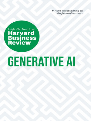cover image of Generative AI